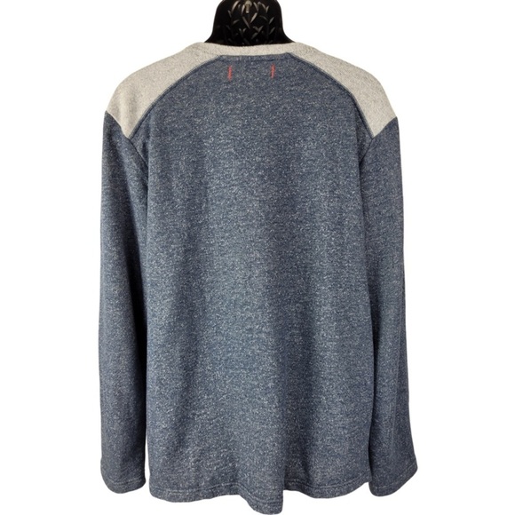 Tommy Bahama Men’s Casual pullover sweatshirt fleece lined crew neck blue XL - Picture 11 of 11